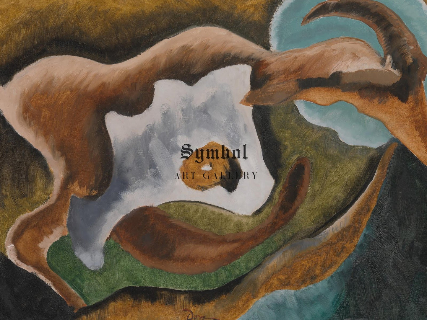 Goat by Arthur Dove, 1935, Art Deco and American Modernism, fine art print