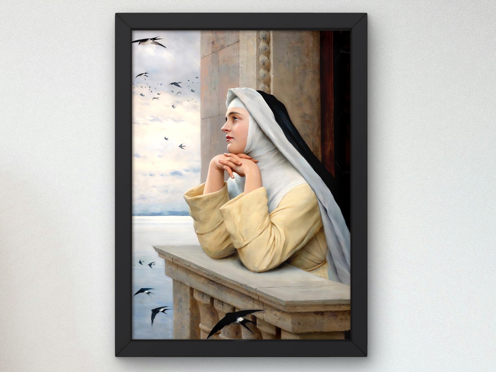 God's Creatures by Eugen von Blaas, 1913, Orientalism and Exoticism, fine art print