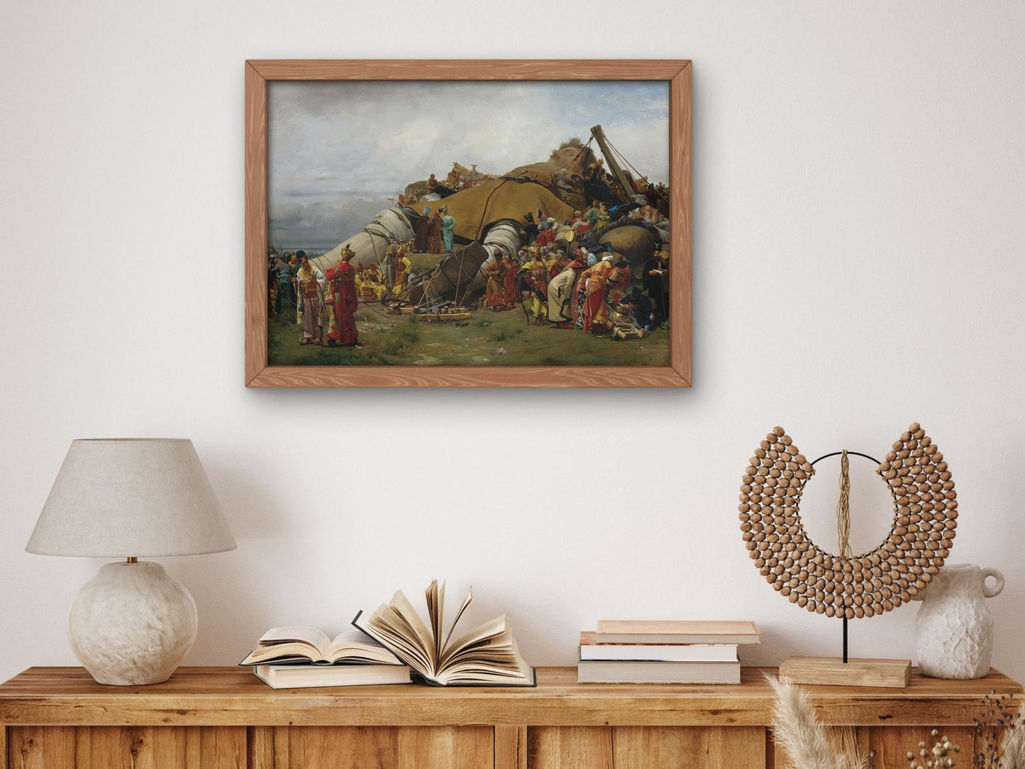 Gulliver and the Lilliputians by Jehan-Georges Vibert, 1870, Realism and Naturalism, fine art print