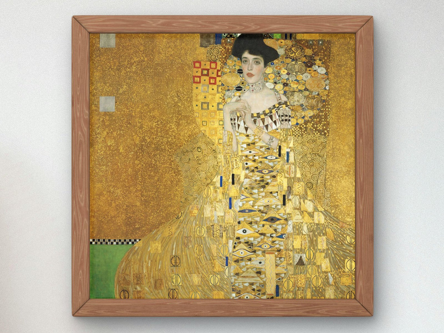 Portrait of Adele Bloch Bauer by Gustav Klimt, 1907, Art Nouveau and Belle Époque, fine art print