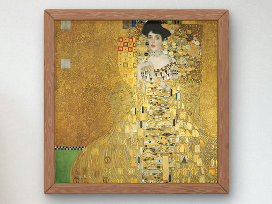 Portrait of Adele Bloch Bauer by Gustav Klimt, 1907, Art Nouveau and Belle Époque, fine art print