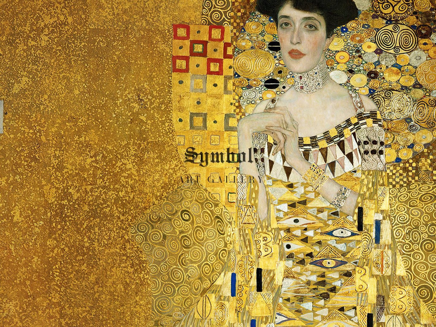 Portrait of Adele Bloch Bauer by Gustav Klimt, 1907, Art Nouveau and Belle Époque, fine art print