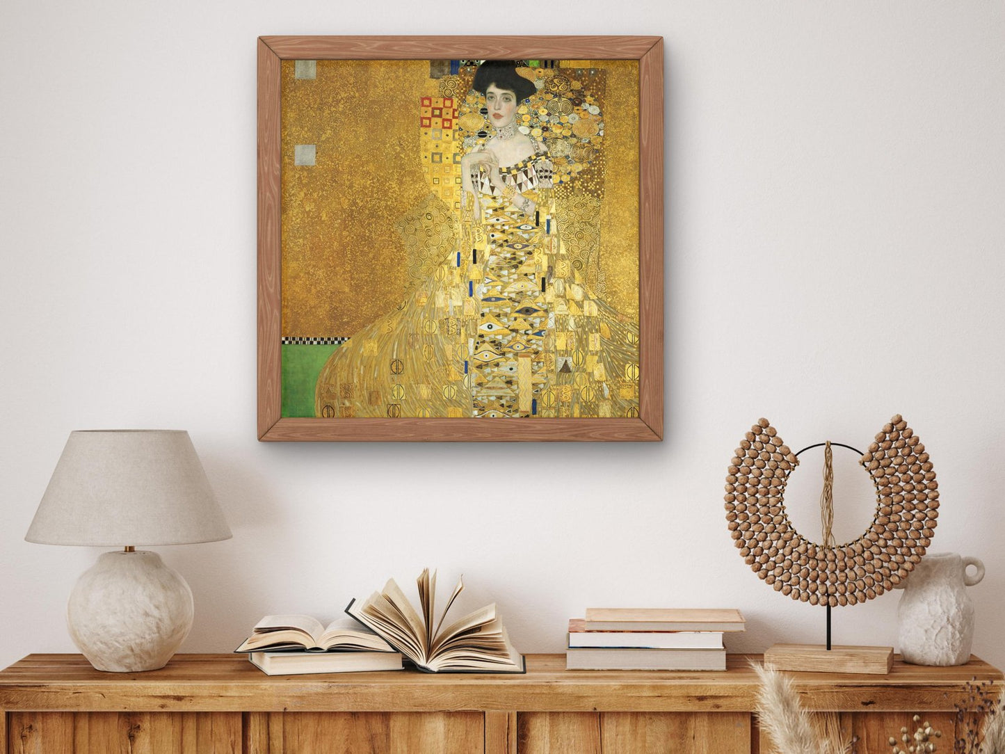 Portrait of Adele Bloch Bauer by Gustav Klimt, 1907, Art Nouveau and Belle Époque, fine art print