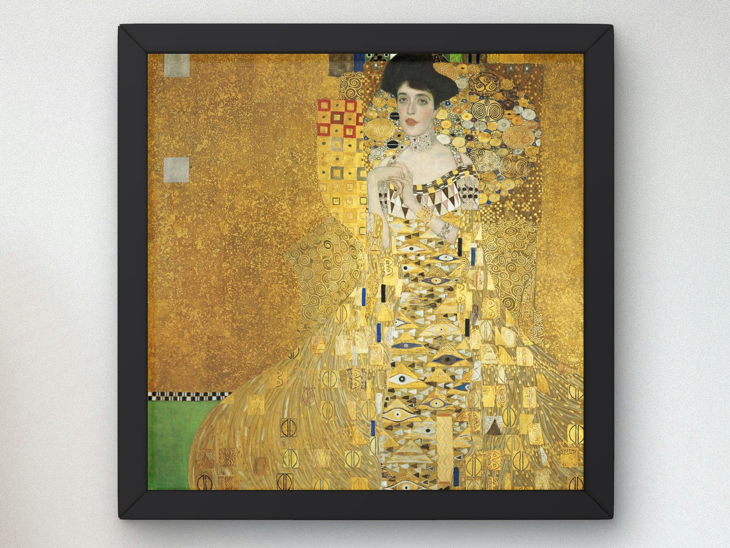 Portrait of Adele Bloch Bauer by Gustav Klimt, 1907, Art Nouveau and Belle Époque, fine art print
