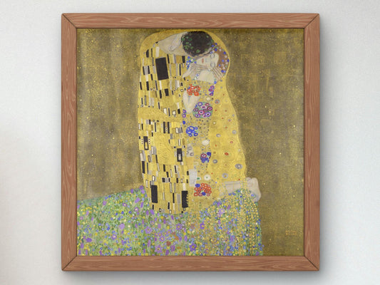 The Kiss by Gustav Klimt, 1907, Art Nouveau and Belle Époque, fine art print