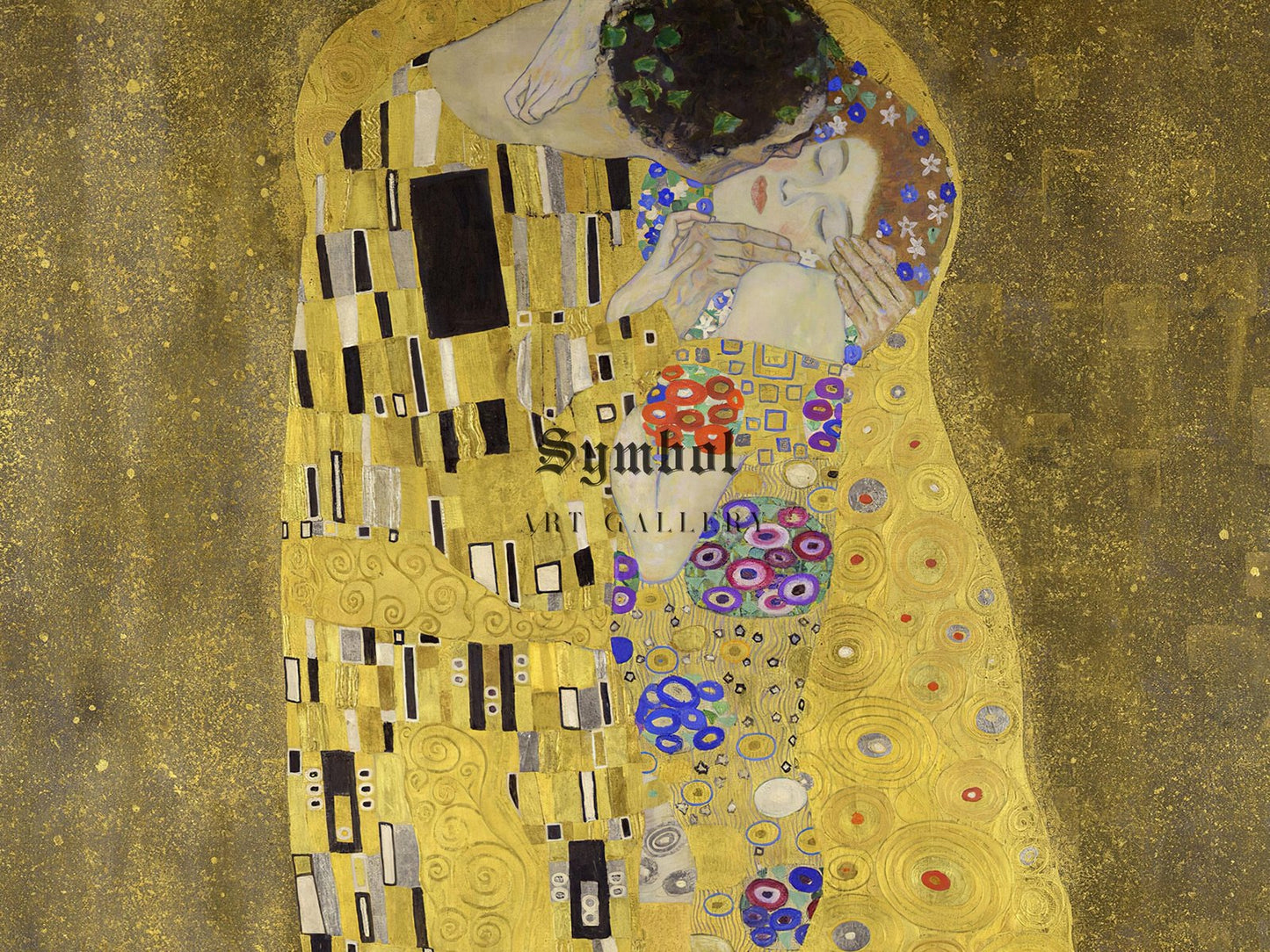 The Kiss by Gustav Klimt, 1907, Art Nouveau and Belle Époque, fine art print