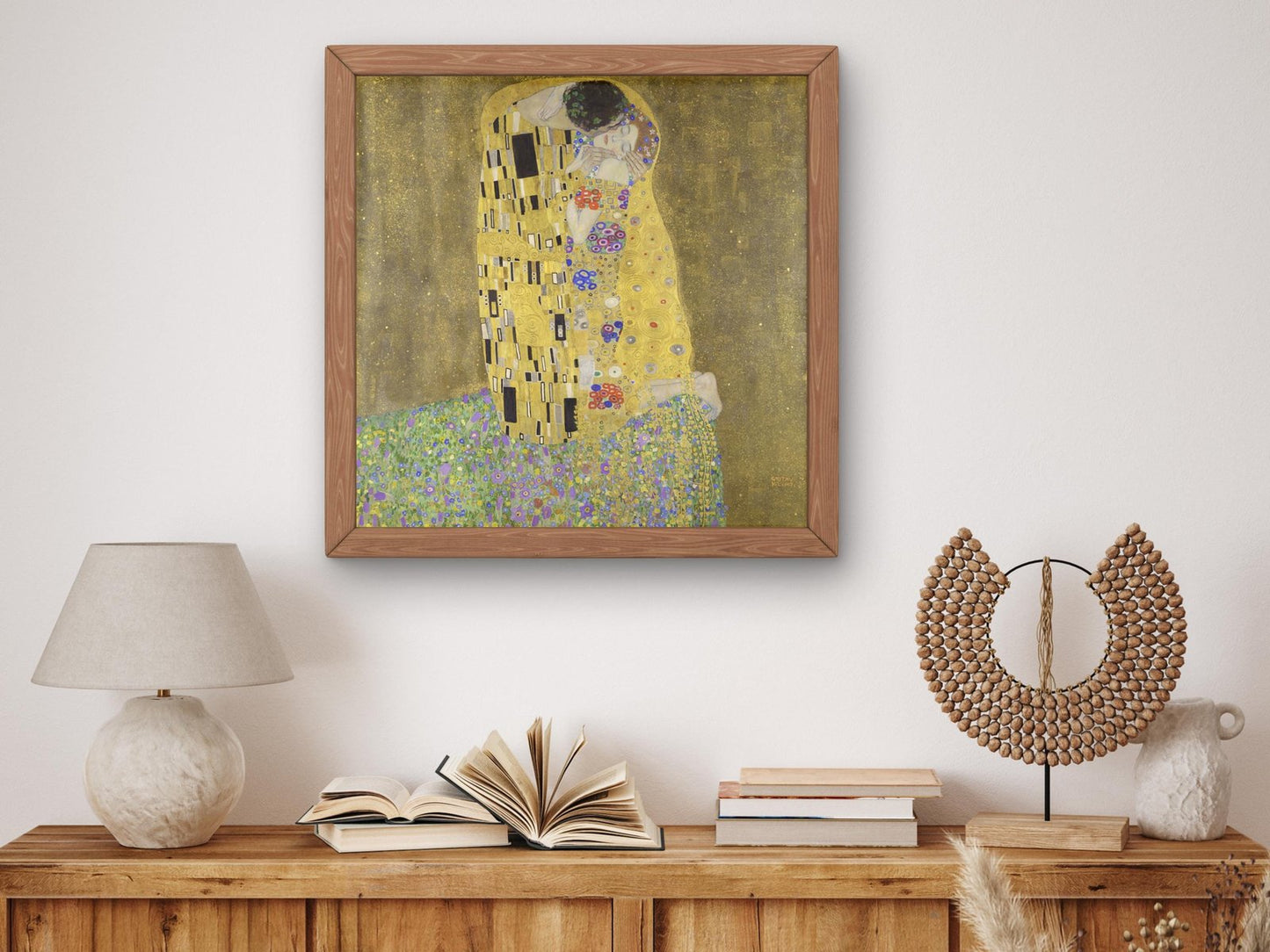 The Kiss by Gustav Klimt, 1907, Art Nouveau and Belle Époque, fine art print