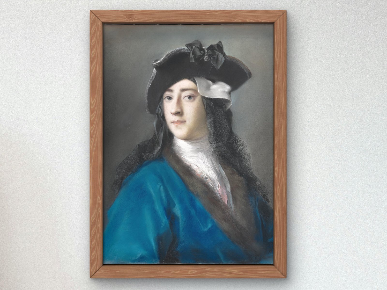 Gustavus Hamilton Second Viscount Boyne in Masquerade Costume by Rosalba Carriera, 1730, Rococo, fine art print