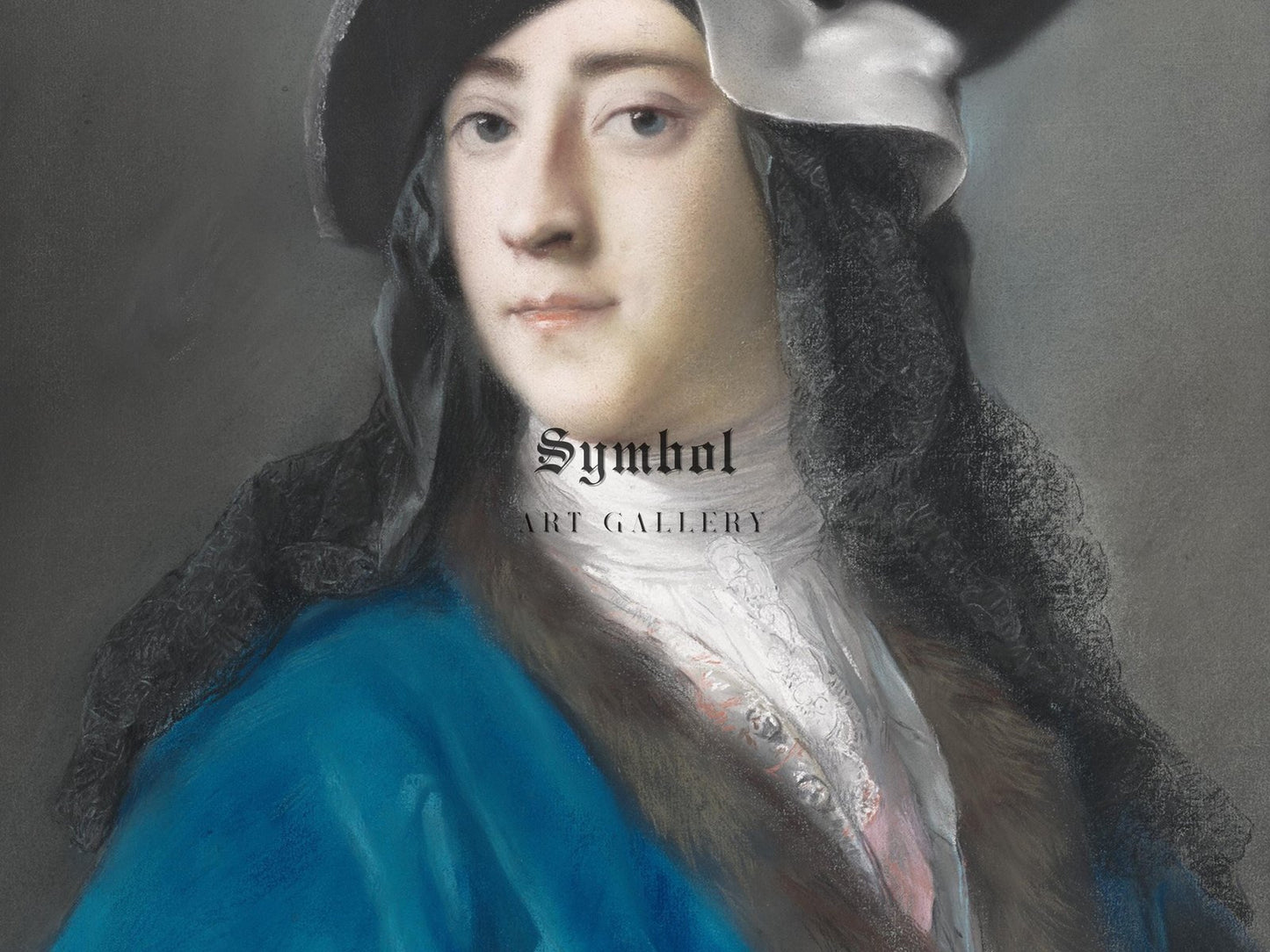 Gustavus Hamilton Second Viscount Boyne in Masquerade Costume by Rosalba Carriera, 1730, Rococo, fine art print