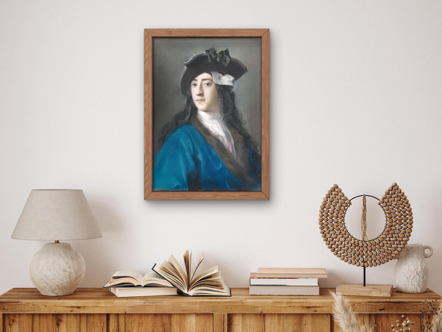 Gustavus Hamilton Second Viscount Boyne in Masquerade Costume by Rosalba Carriera, 1730, Rococo, fine art print