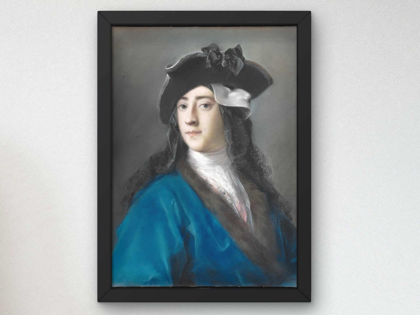 Gustavus Hamilton Second Viscount Boyne in Masquerade Costume by Rosalba Carriera, 1730, Rococo, fine art print