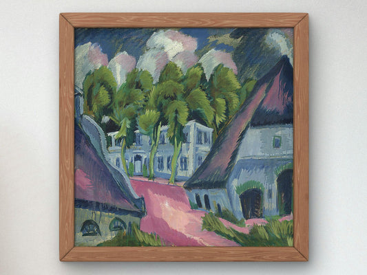 Gut Staberhof III by Ernst Ludwig Kirchner, 1927, Expressionism and Fauvism, fine art print