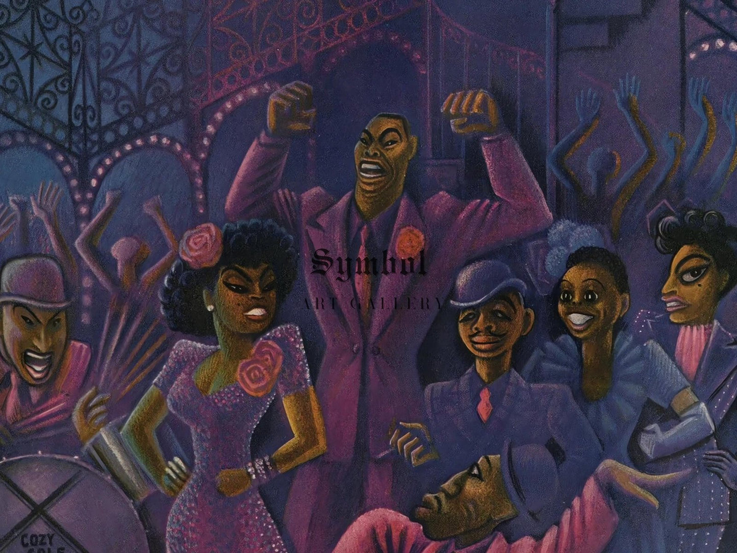 Harlem Renaissance by Miguel Covarrubias, 1927, Art Deco and American Modernism, fine art print