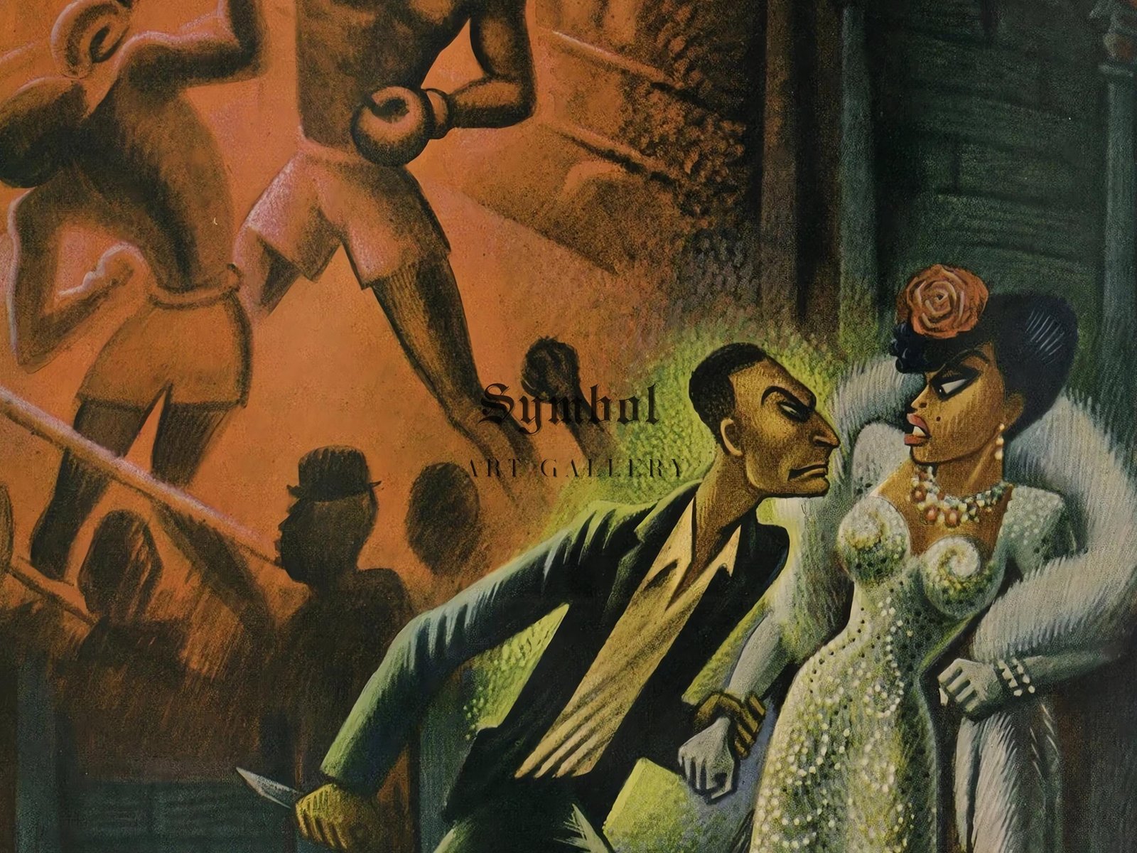 Harlem Renaissance by Miguel Covarrubias, 1935, Art Deco and American Modernism, fine art print