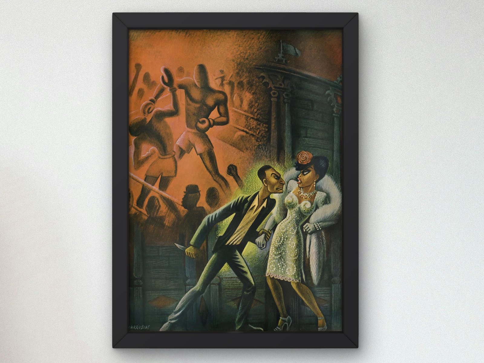Harlem Renaissance by Miguel Covarrubias, 1935, Art Deco and American Modernism, fine art print