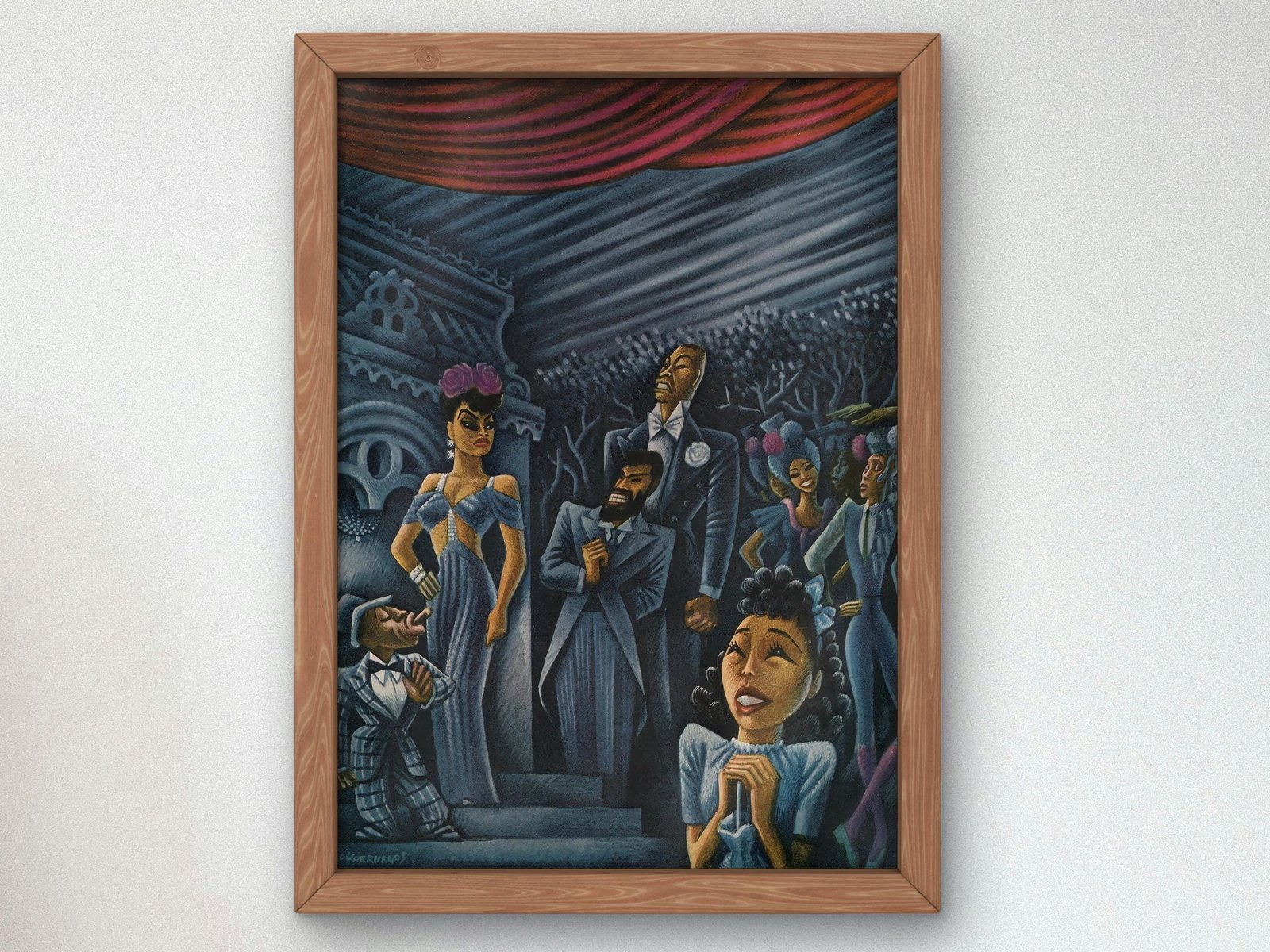 Harlem Renaissance by Miguel Covarrubias, 1936, Art Deco and American Modernism, fine art print