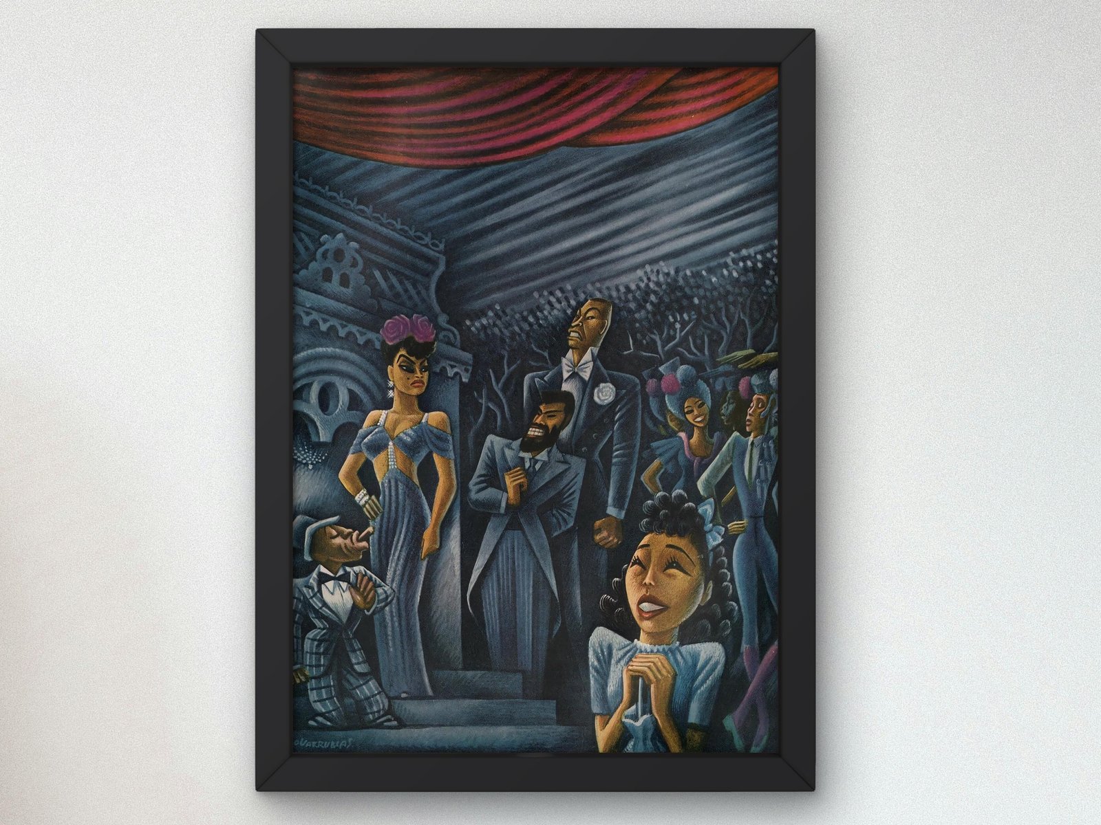 Harlem Renaissance by Miguel Covarrubias, 1936, Art Deco and American Modernism, fine art print