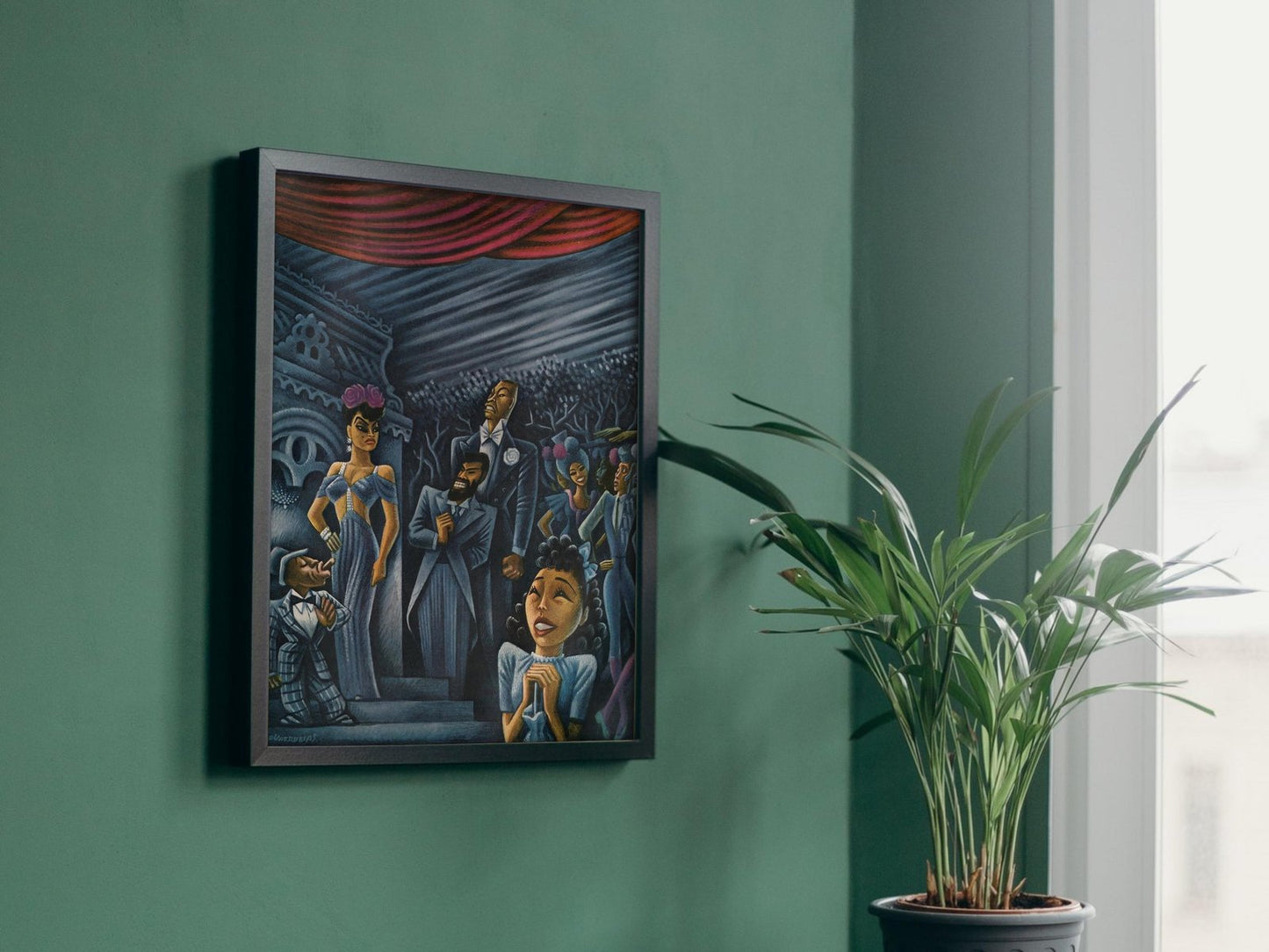 Harlem Renaissance by Miguel Covarrubias, 1936, Art Deco and American Modernism, fine art print
