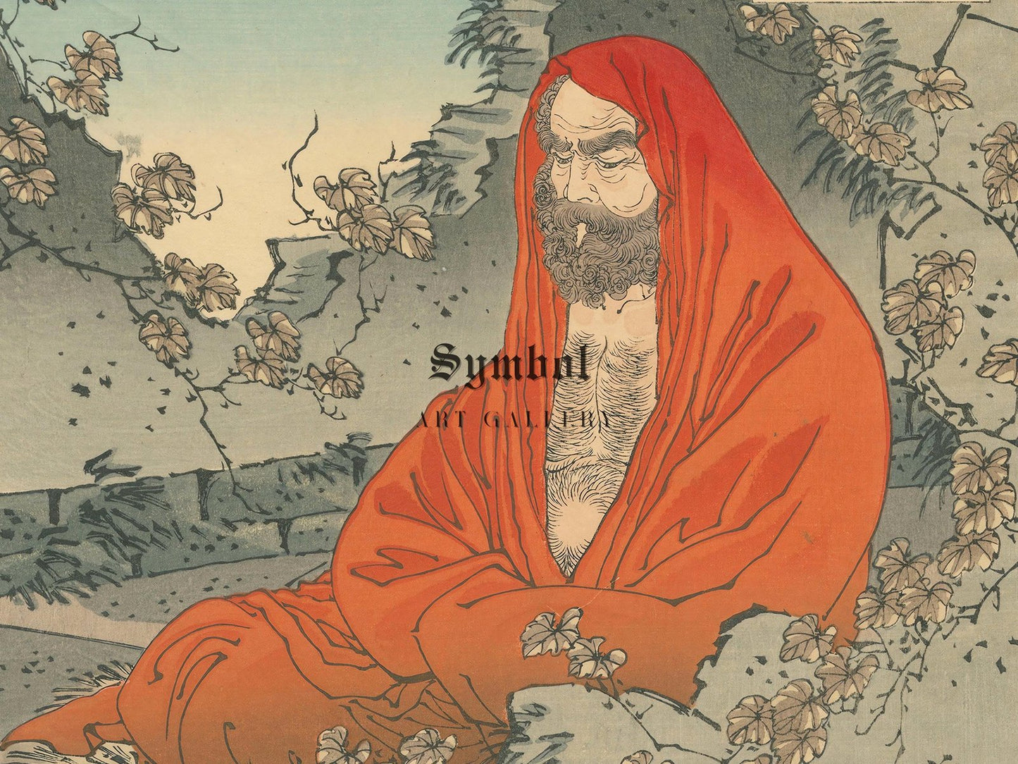 Haso no Tsuki by Tsukioka Yoshitoshi, 1886, Japanese Woodblock Prints, fine art print