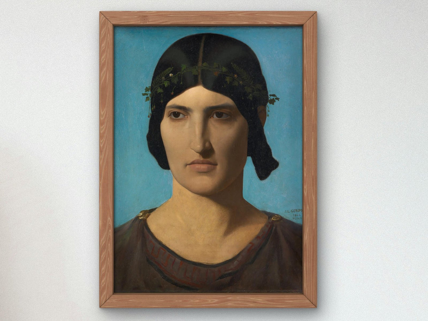 Head of an Italian Woman by Jean-Léon Gérôme, 1847, Realism and Naturalism, fine art print