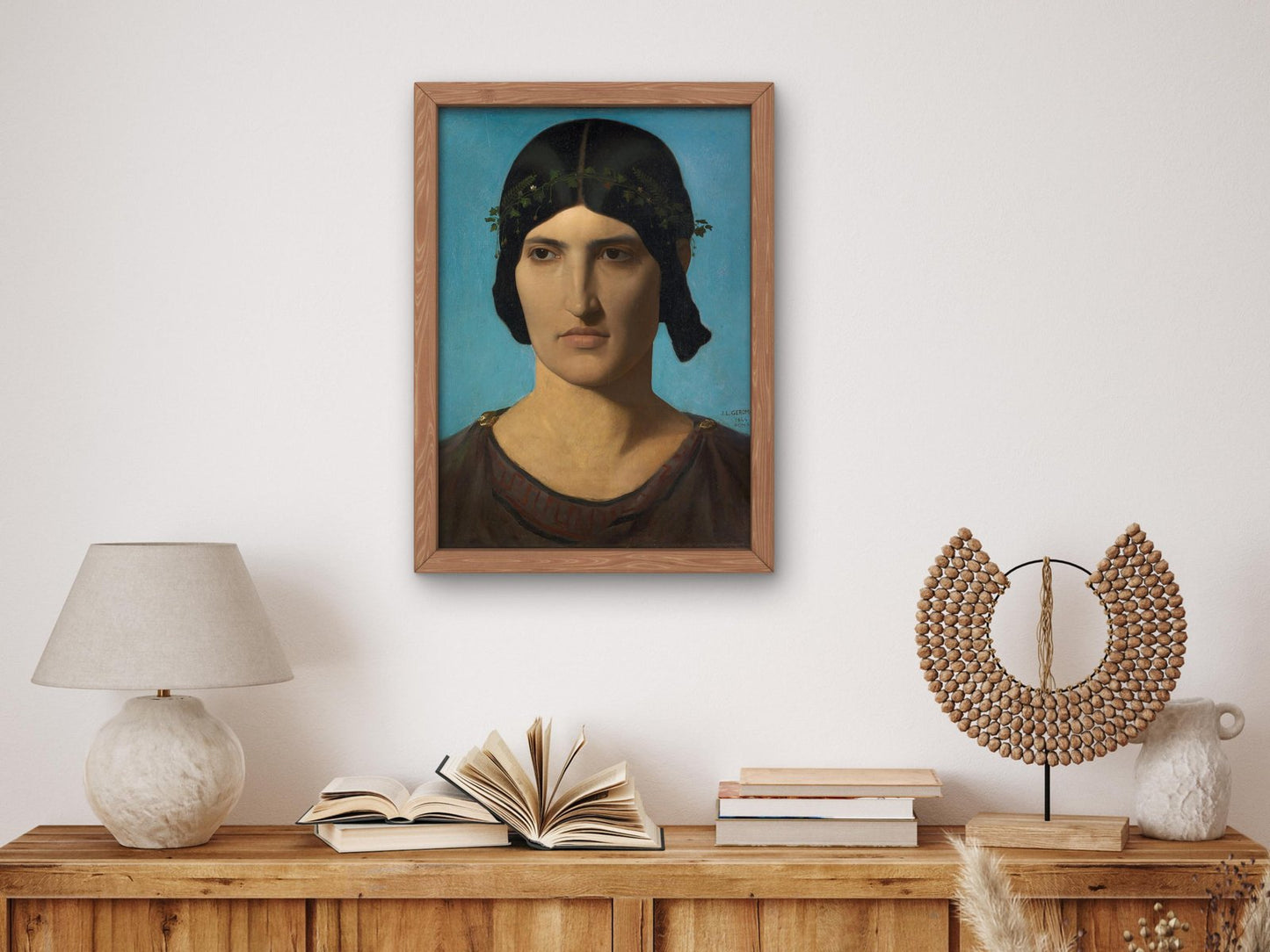 Head of an Italian Woman by Jean-Léon Gérôme, 1847, Realism and Naturalism, fine art print