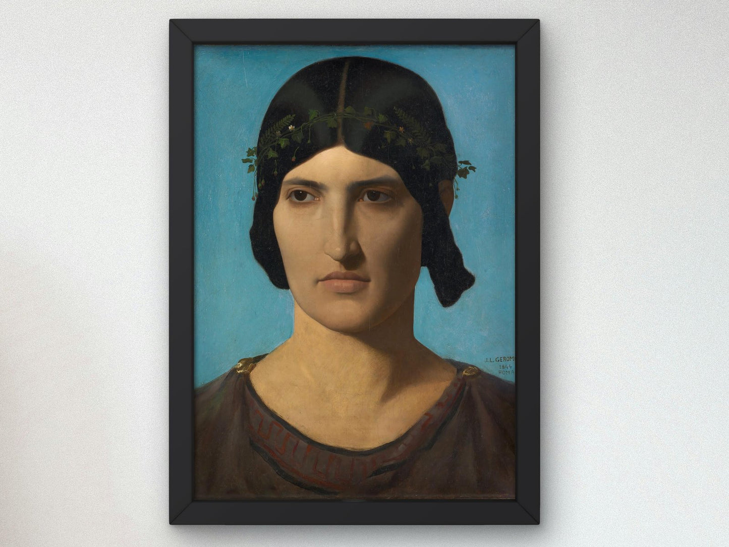Head of an Italian Woman by Jean-Léon Gérôme, 1847, Realism and Naturalism, fine art print