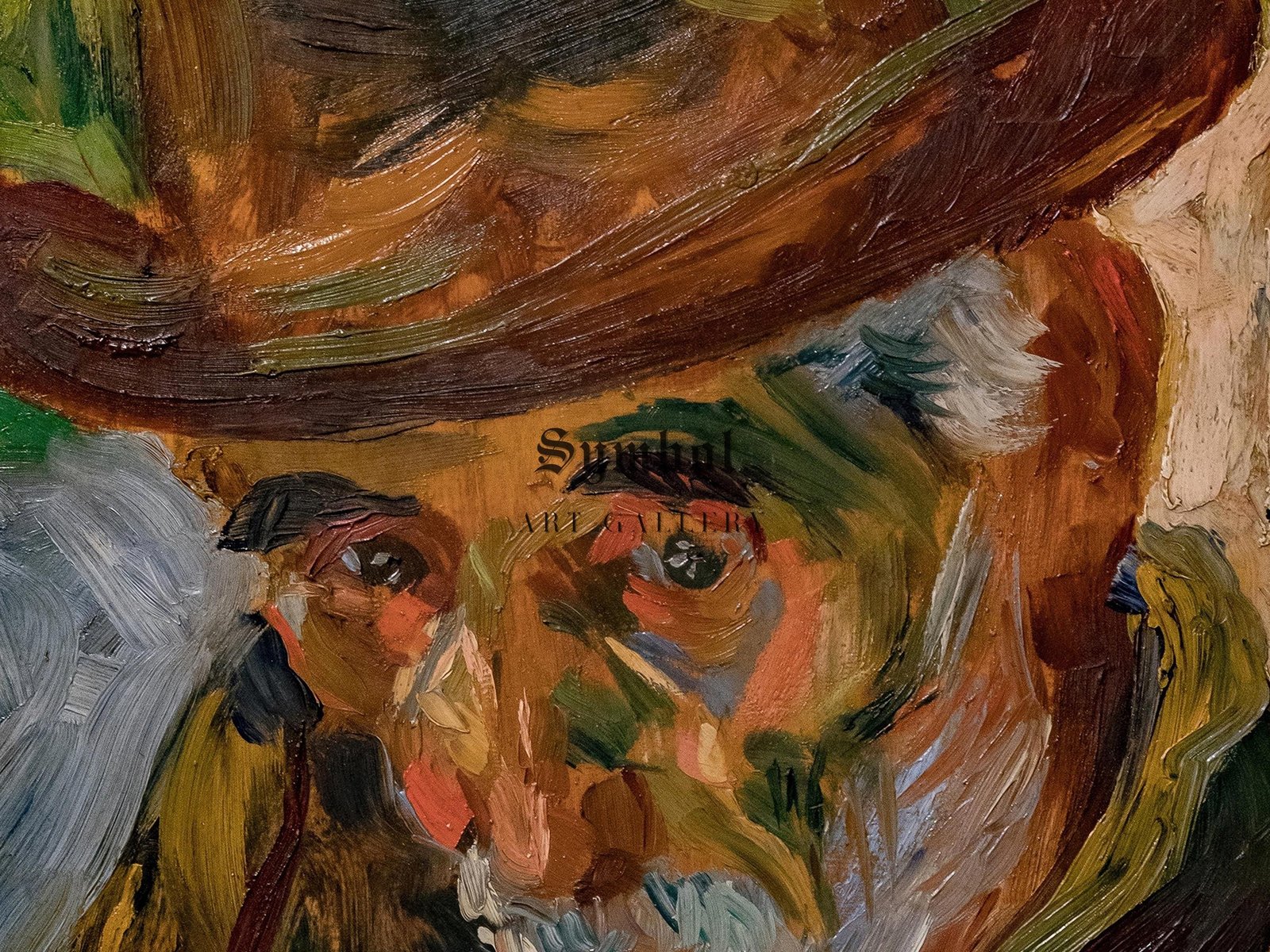 Head of an Old Man by Umberto Boccioni, 1909, Futurism, fine art print