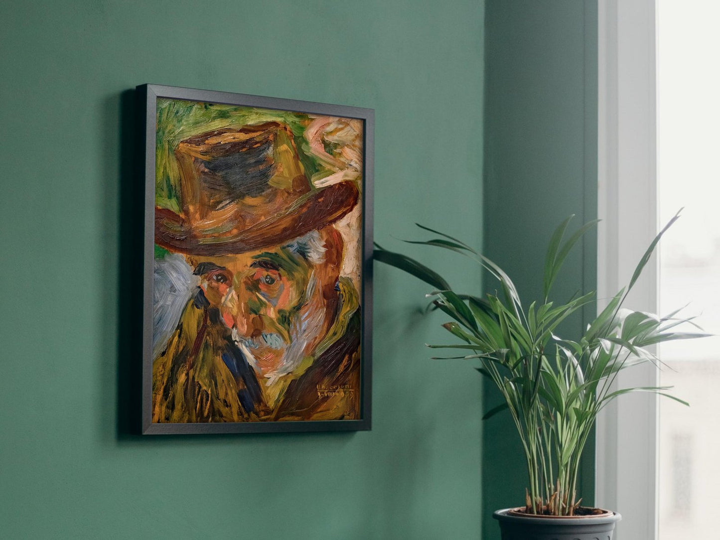 Head of an Old Man by Umberto Boccioni, 1909, Futurism, fine art print