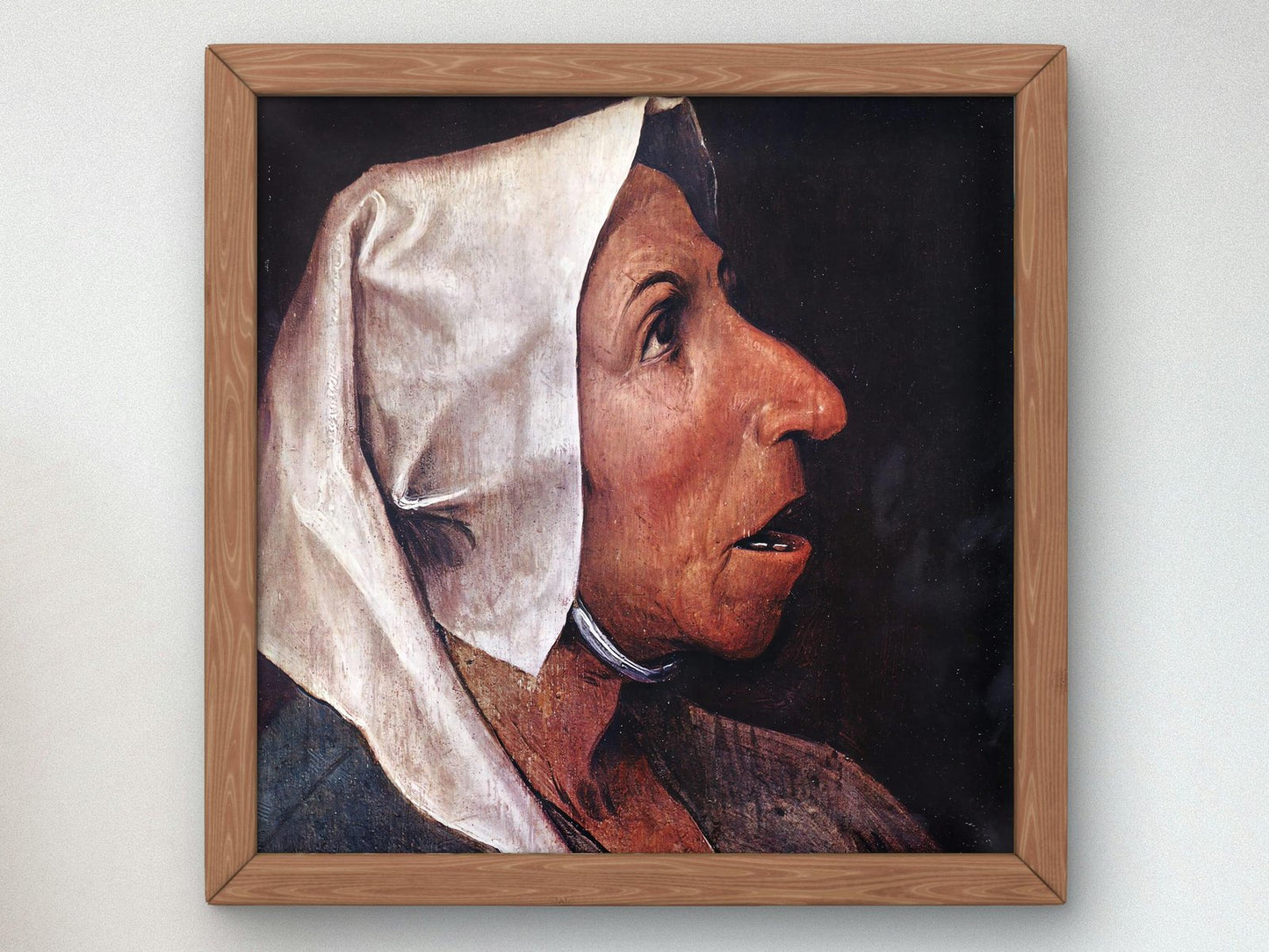Head of Peasant by Pieter Bruegel the Elder, 1568, Renaissance, fine art print