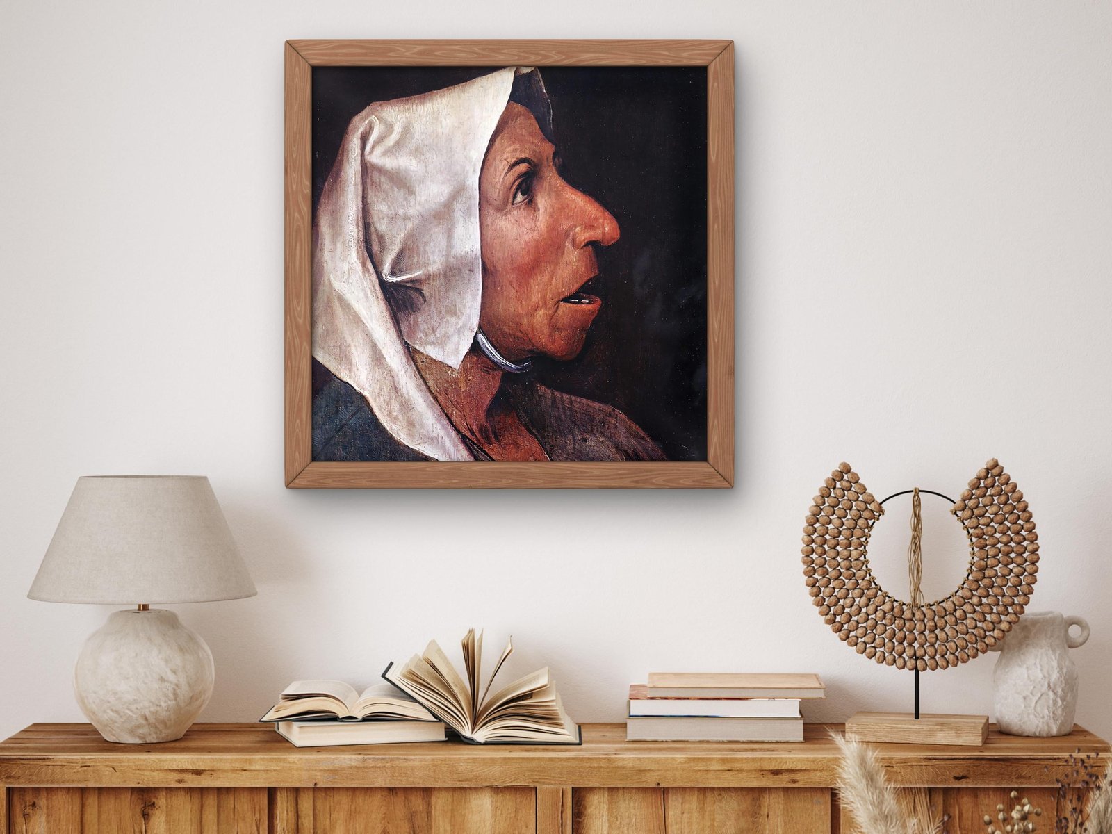 Head of Peasant by Pieter Bruegel the Elder, 1568, Renaissance, fine art print