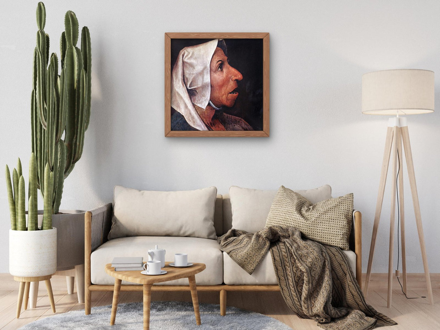 Head of Peasant by Pieter Bruegel the Elder, 1568, Renaissance, fine art print