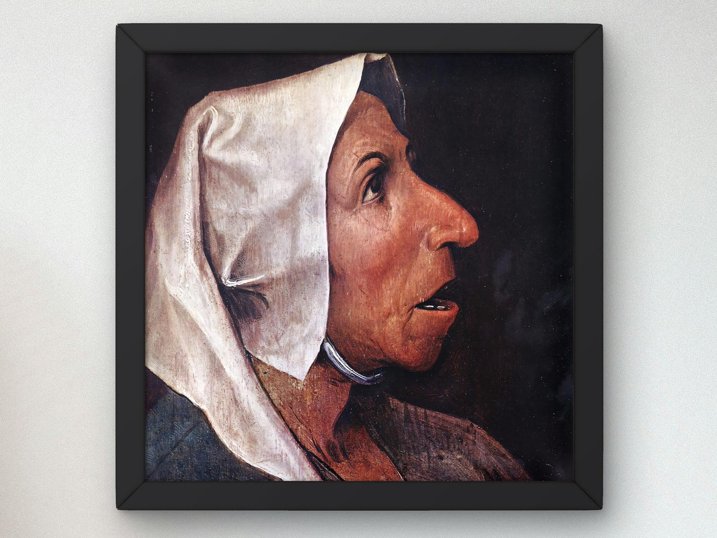 Head of Peasant by Pieter Bruegel the Elder, 1568, Renaissance, fine art print
