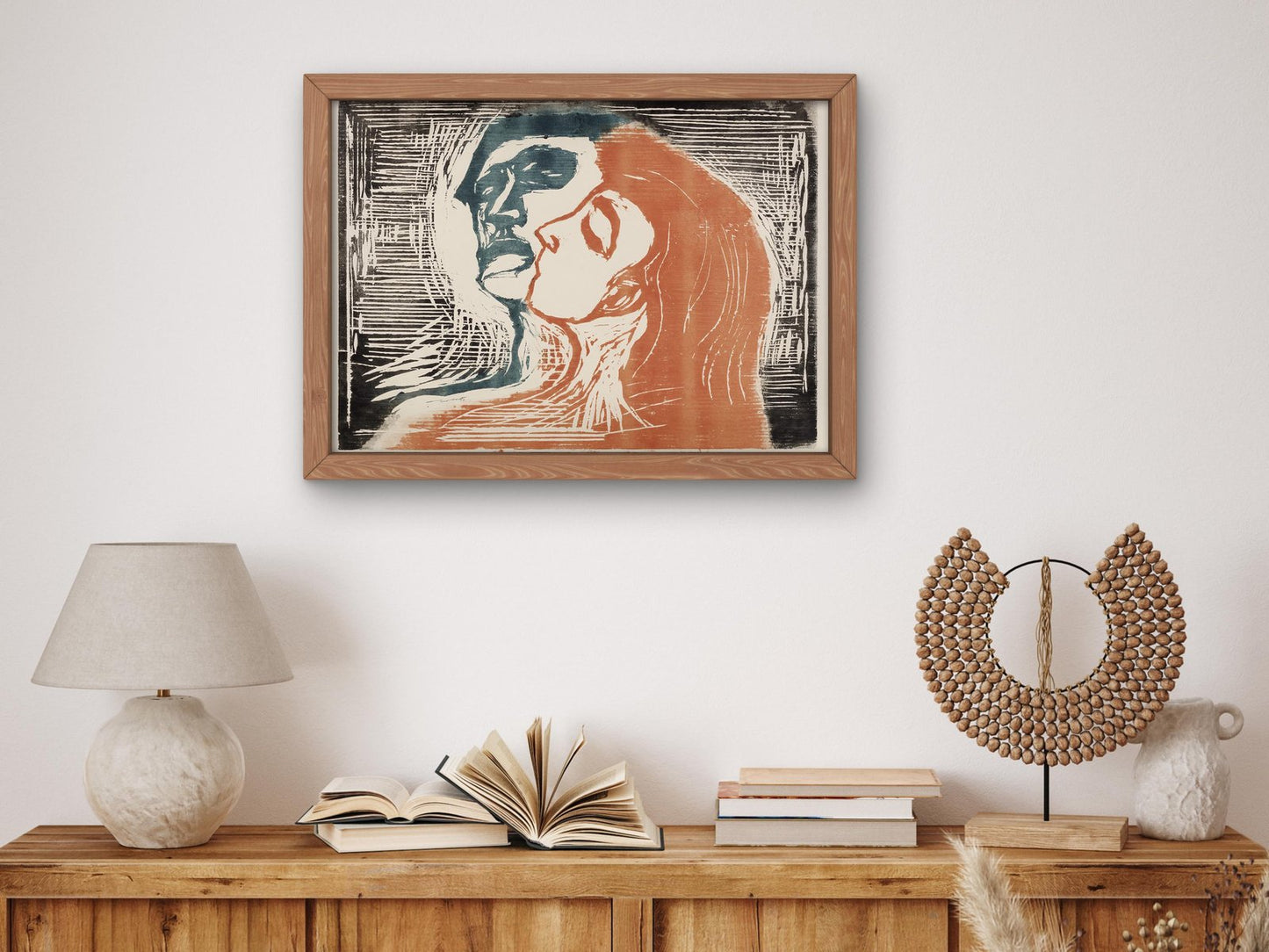 Head to Head by Edvard Munch, 1905, Expressionism, fine art print