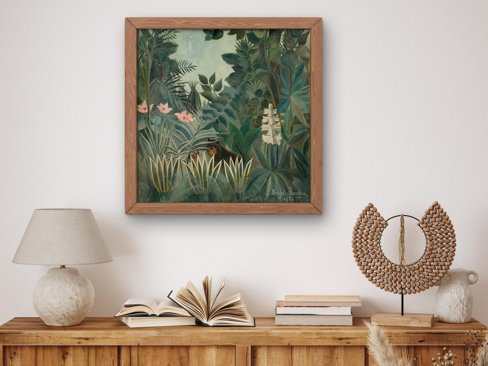 La Jungle Equatoriale by Henri Rousseau, 1909, Surrealism and Modern Art, fine art print
