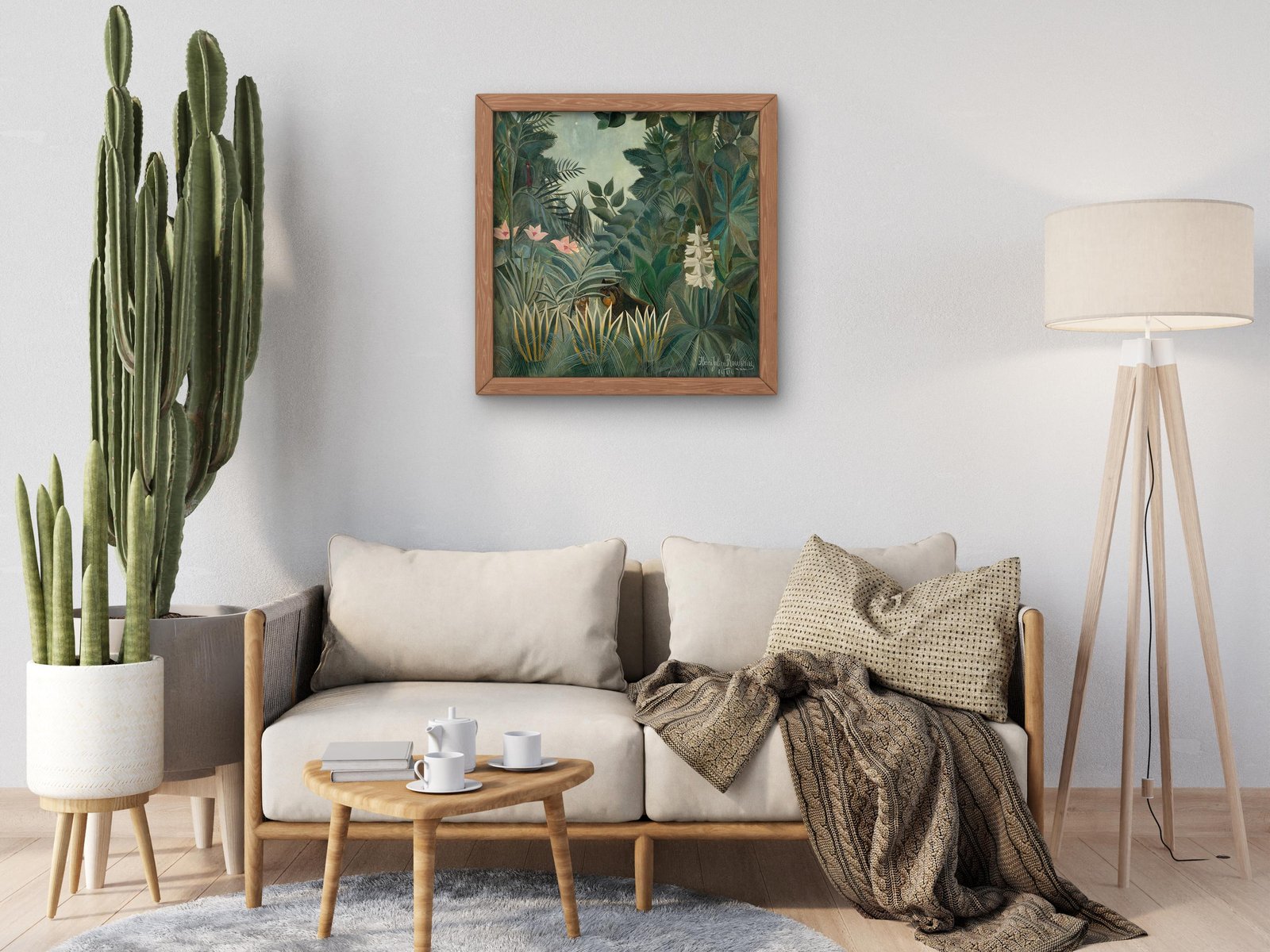 La Jungle Equatoriale by Henri Rousseau, 1909, Surrealism and Modern Art, fine art print