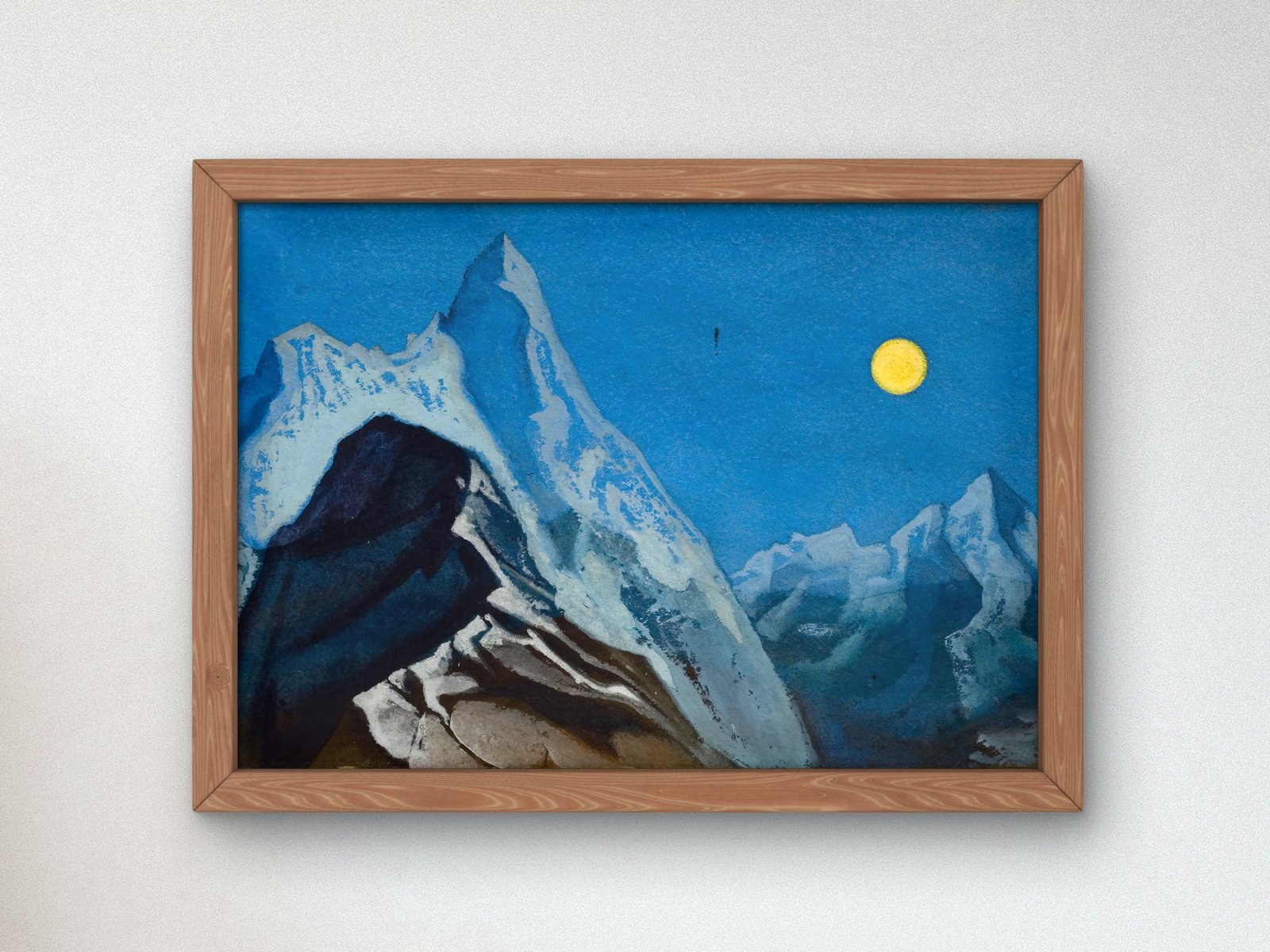 Himalayan Landscape by Nicolas Roerich, 1947, Surrealism and Modern Art, fine art print