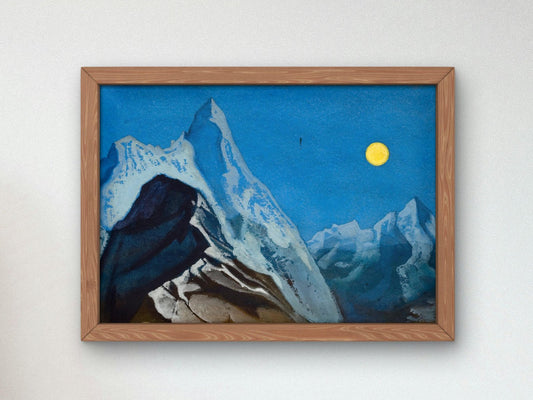 Himalayan Landscape by Nicolas Roerich, 1947, Surrealism and Modern Art, fine art print