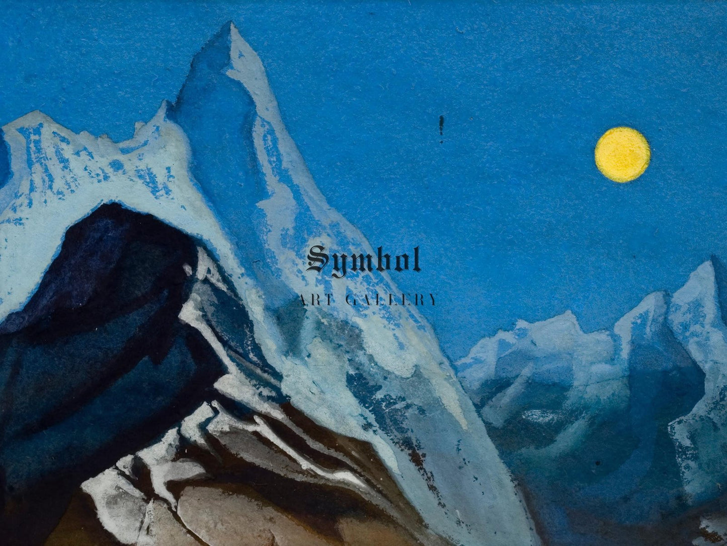 Himalayan Landscape by Nicolas Roerich, 1947, Surrealism and Modern Art, fine art print