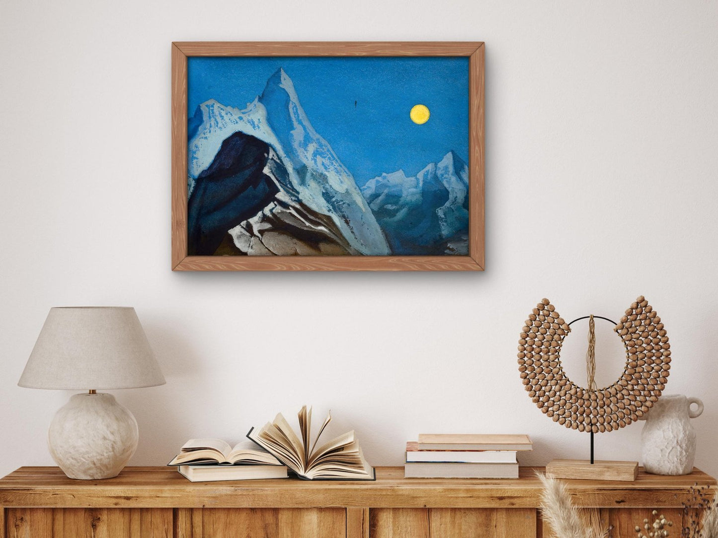 Himalayan Landscape by Nicolas Roerich, 1947, Surrealism and Modern Art, fine art print
