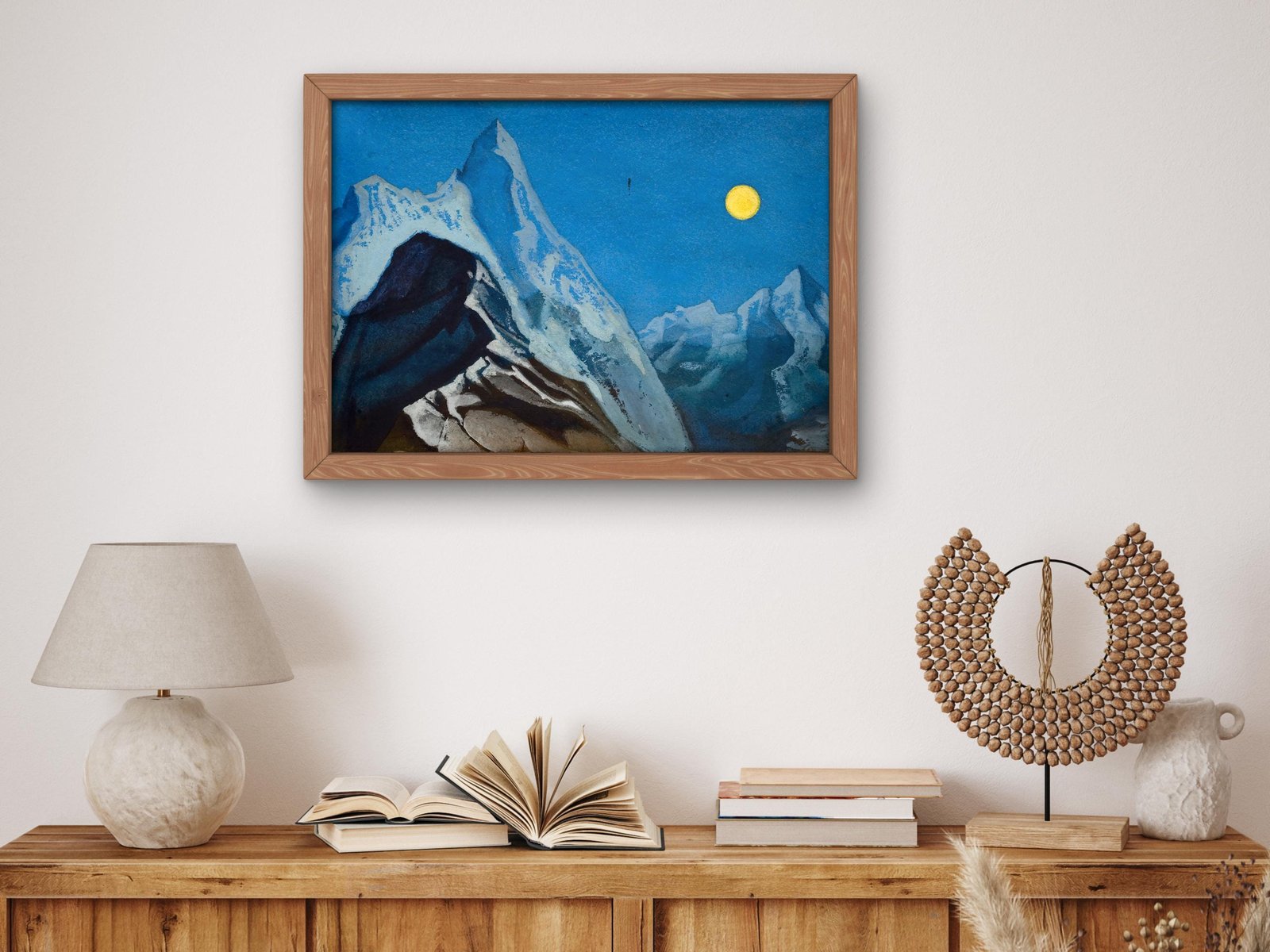 Himalayan Landscape by Nicolas Roerich, 1947, Surrealism and Modern Art, fine art print