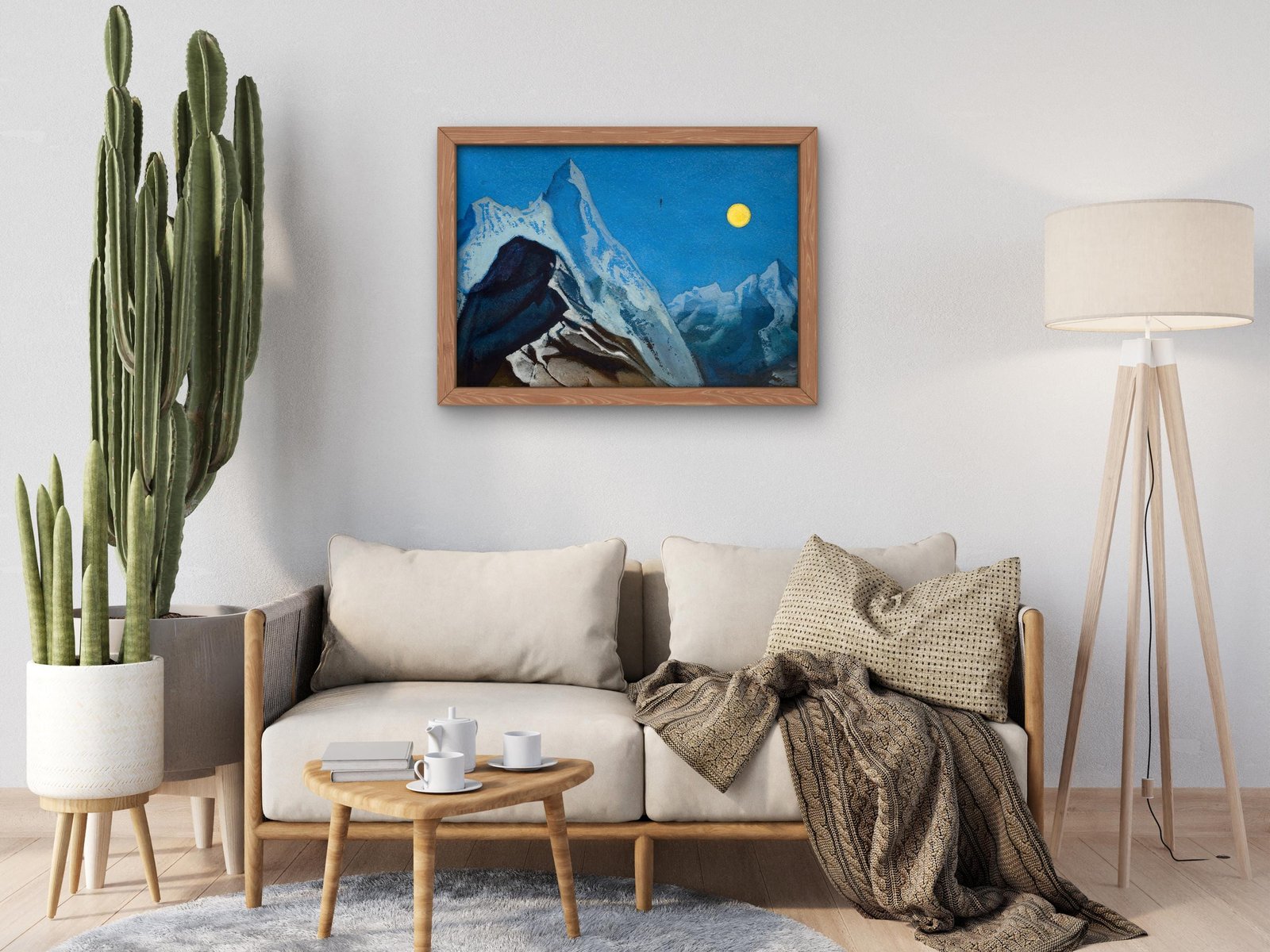 Himalayan Landscape by Nicolas Roerich, 1947, Surrealism and Modern Art, fine art print