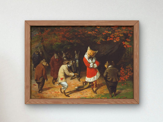 His Majesty Receives by William Holbrook Beard, 1885, Realism and Naturalism, fine art print