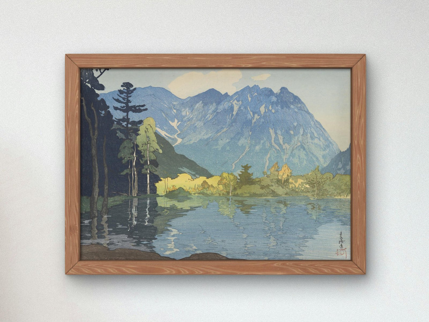 Hodakayama by Hiroshi Yoshida, 1921, Japanese Woodblock Prints, fine art print