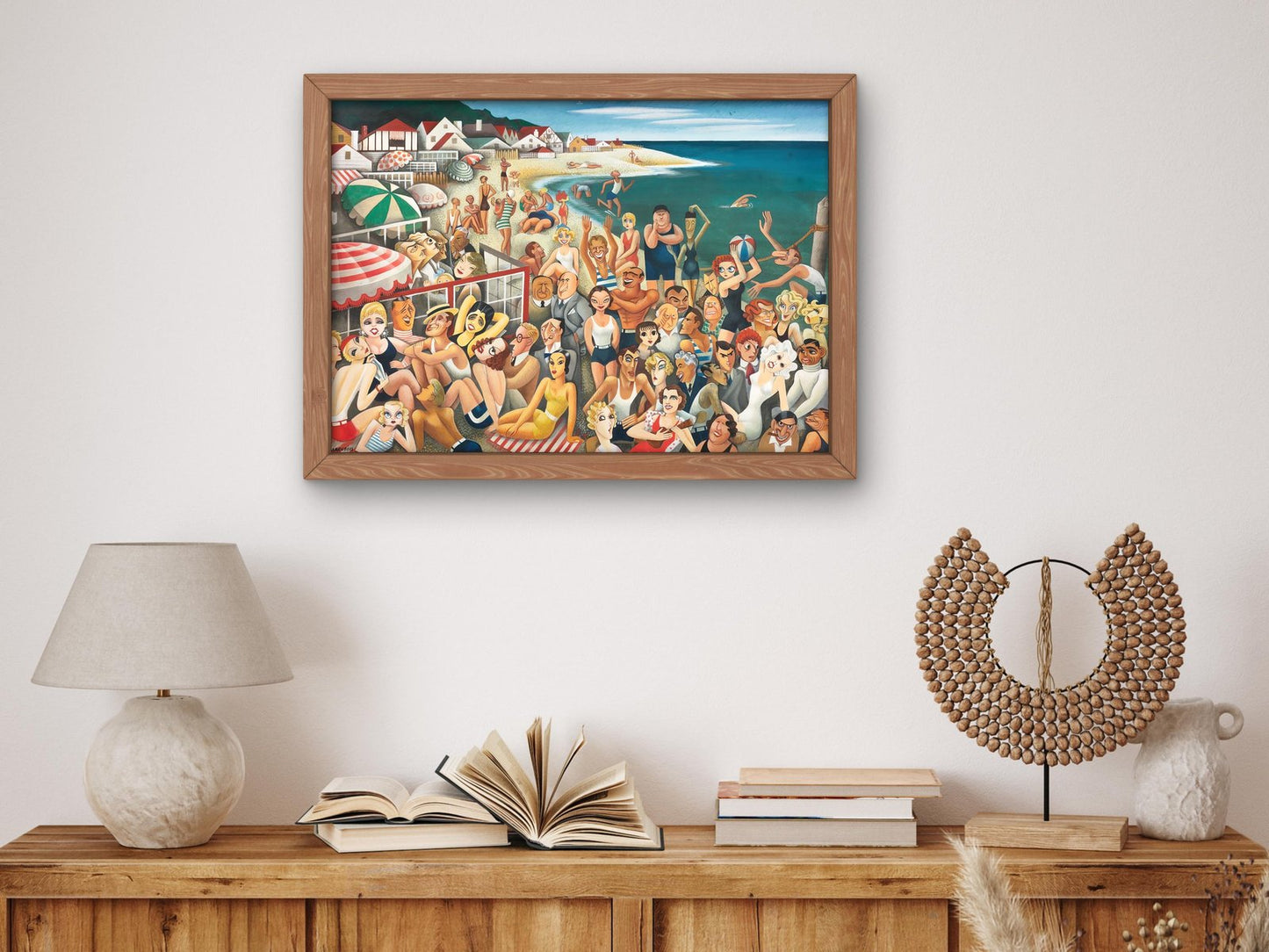 Artwork by Miguel Covarrubias, 1939, Art Deco and American Modernism, fine art print