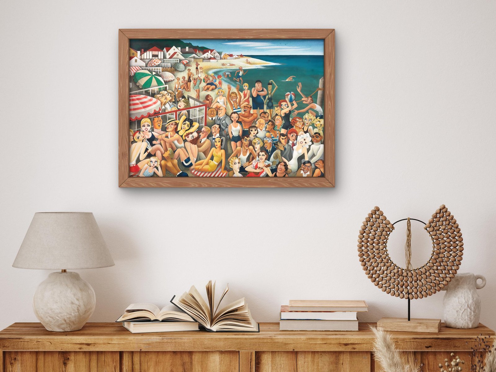 Artwork by Miguel Covarrubias, 1939, Art Deco and American Modernism, fine art print