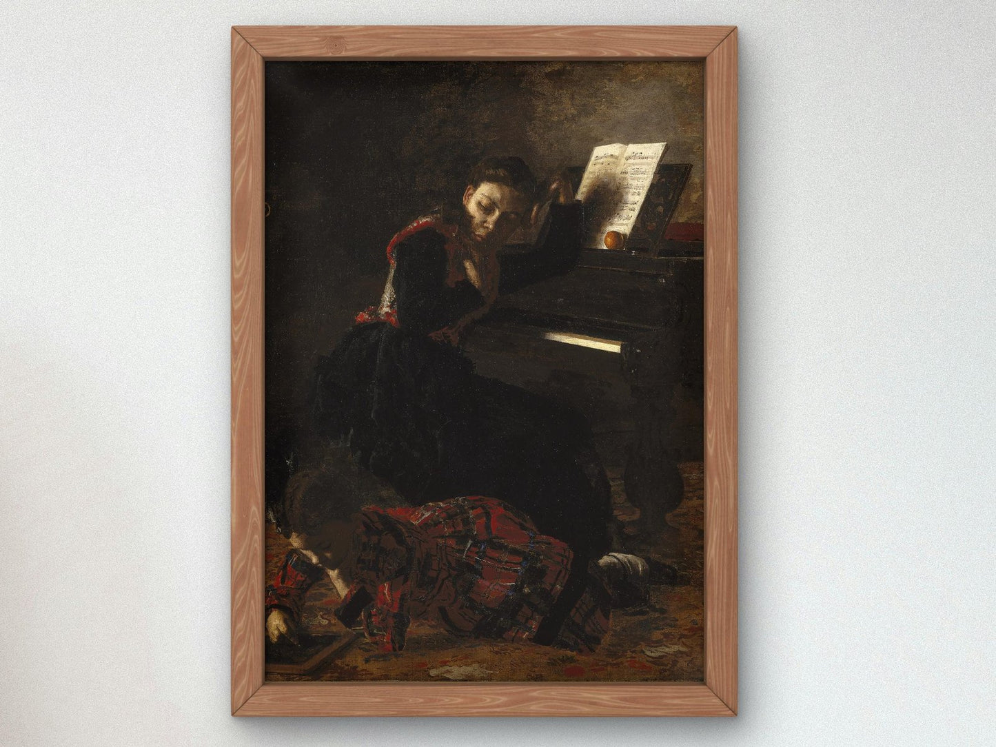 Home Scene by Thomas Eakins, 1871, Realism and Naturalism, fine art print