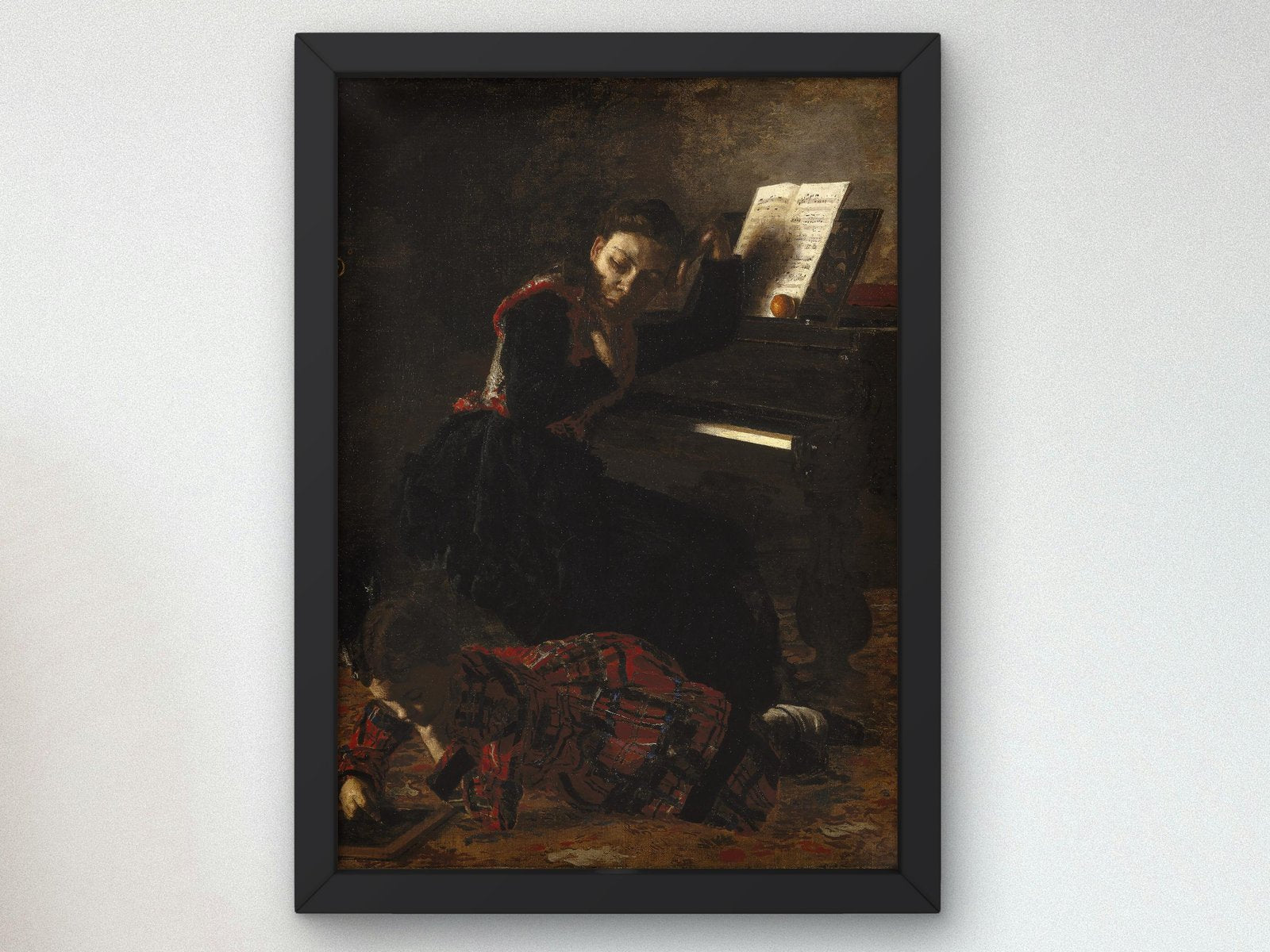 Home Scene by Thomas Eakins, 1871, Realism and Naturalism, fine art print