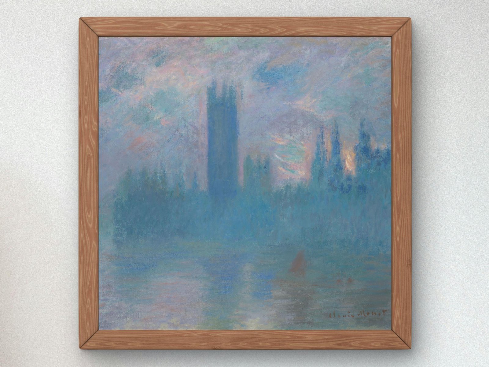 Houses of Parliament London by Claude Monet, 1900, Impressionism, fine art print