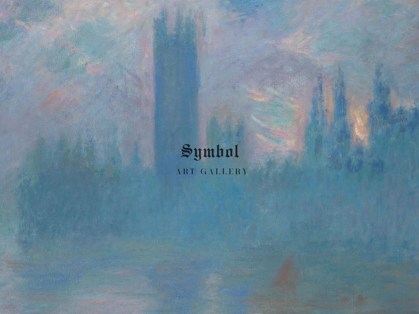 Houses of Parliament London by Claude Monet, 1900, Impressionism, fine art print