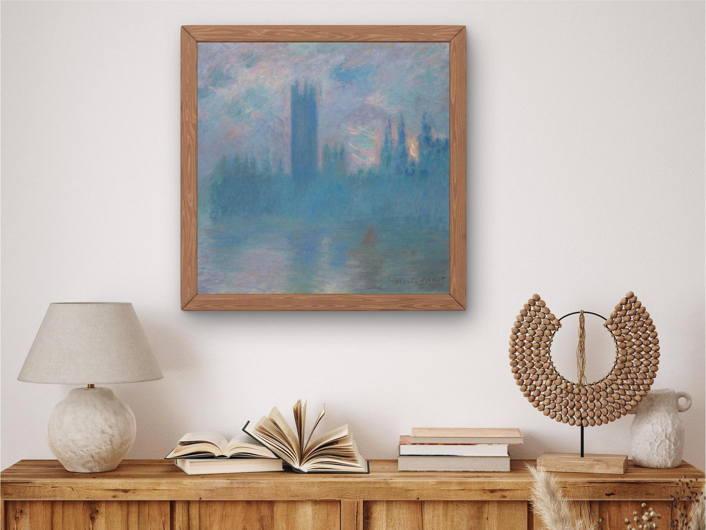 Houses of Parliament London by Claude Monet, 1900, Impressionism, fine art print